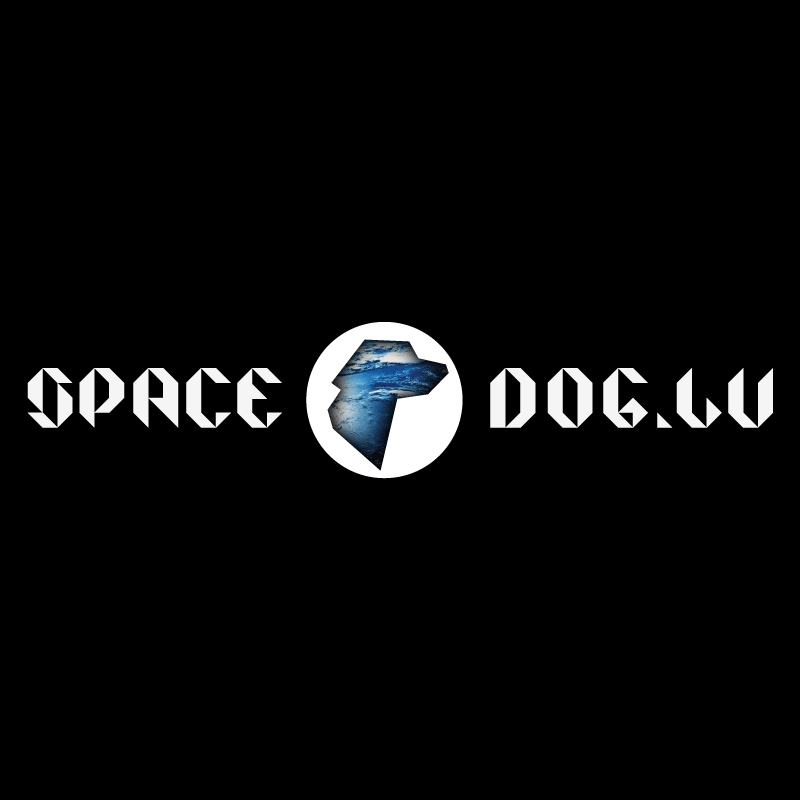 space dog logo